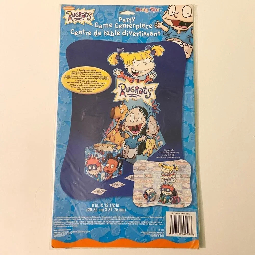 2000 Rugrats Party Game Centerpiece Nickelodeon Characters Party Decor